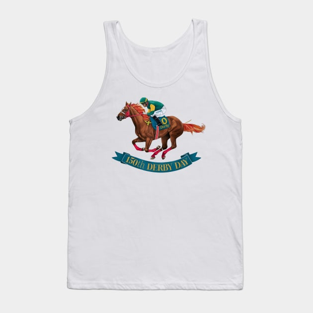 Derby Horse Racing 150th Derby Day May 4, 2024 Tank Top by Pikalaolamotor